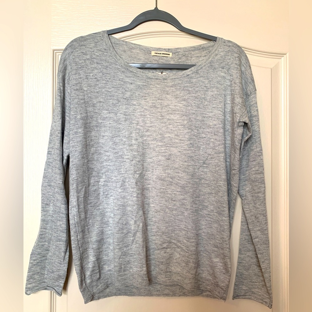 Vintage Open Back Top with Chain